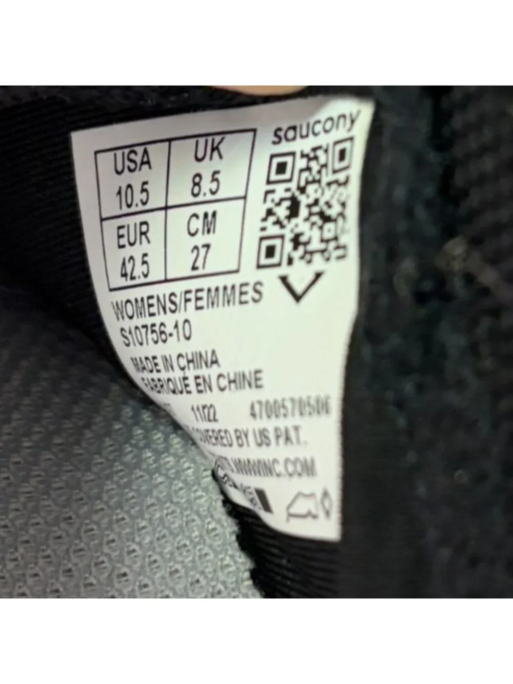 Saucony Endorphin Speed 3 Womens Size 10.5 Black Athletic Running Shoes Sneakers